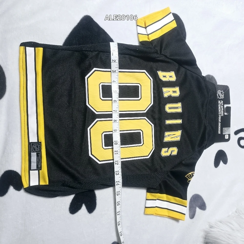 NHL Pet Apparel Boston Bruins Jersey - Size XL Black And Yellow New